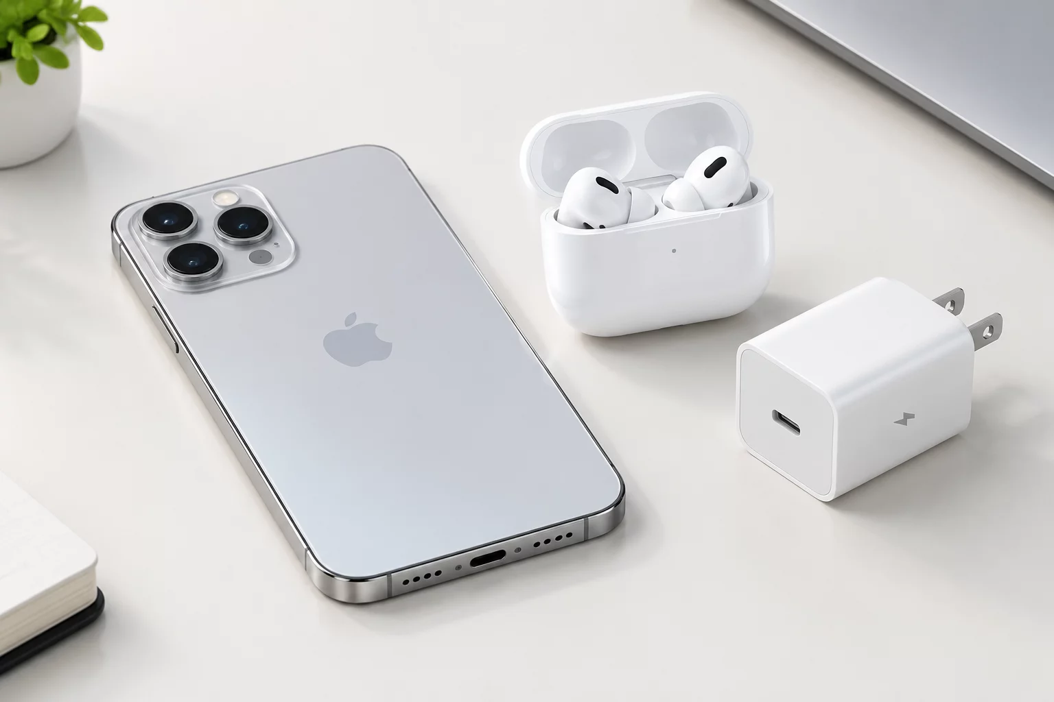 Kit Áudio e Energia com Smartphone Fone e Carregador