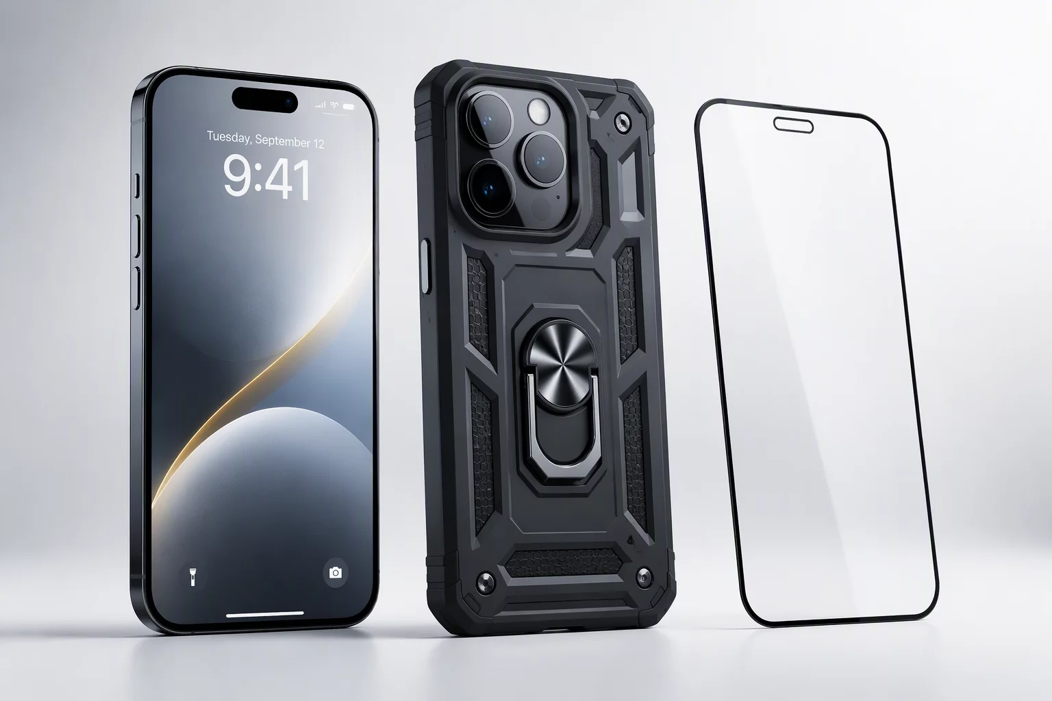 Kit Proteção Total Smartphone com Capa e Película